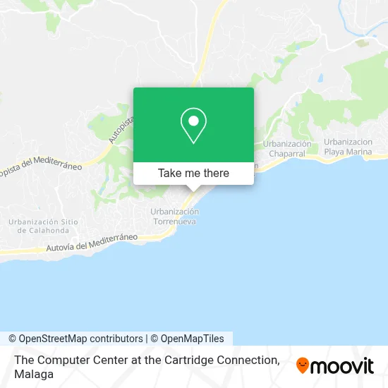 The Computer Center at the Cartridge Connection map