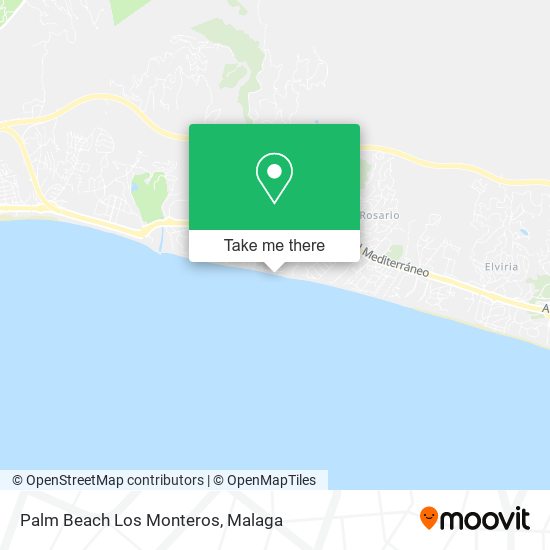 Palm Beach Los Monteros map