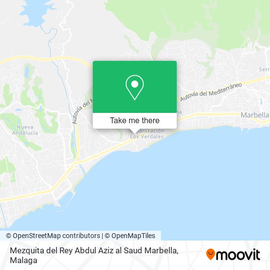 Mezquita del Rey Abdul Aziz al Saud Marbella map