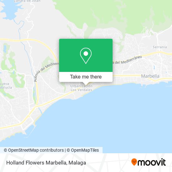 Holland Flowers Marbella map