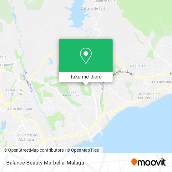 Balance Beauty Marbella map