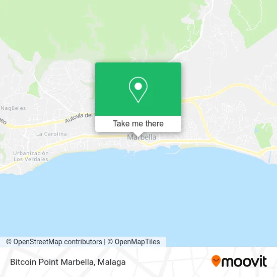 Bitcoin Point Marbella map