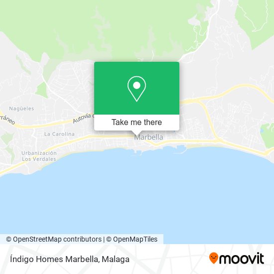 Índigo Homes Marbella map