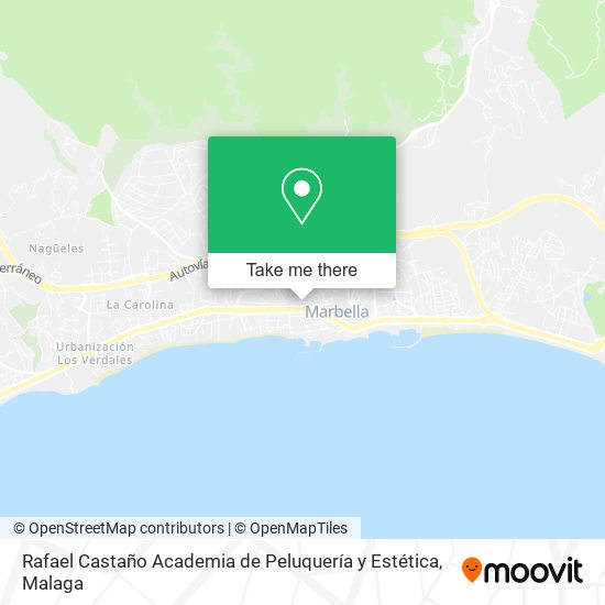 Rafael Castaño Academia de Peluquería y Estética map