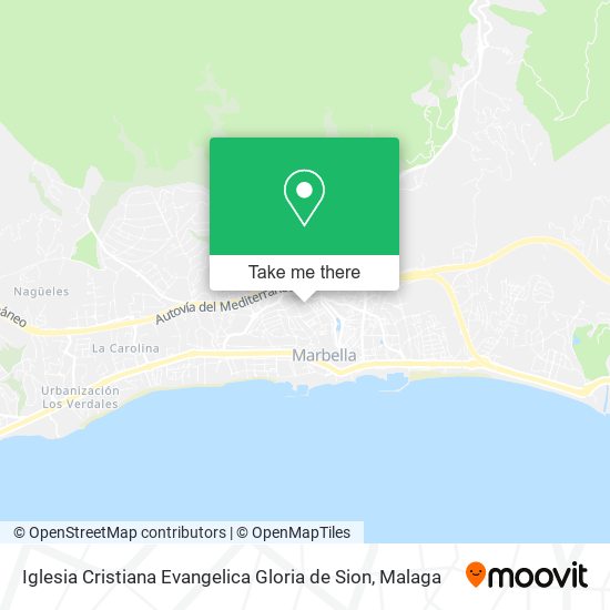 Iglesia Cristiana Evangelica Gloria de Sion map
