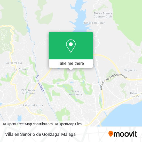 Villa en Senorio de Gonzaga map