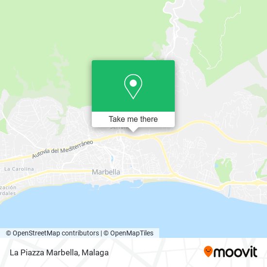 La Piazza Marbella map