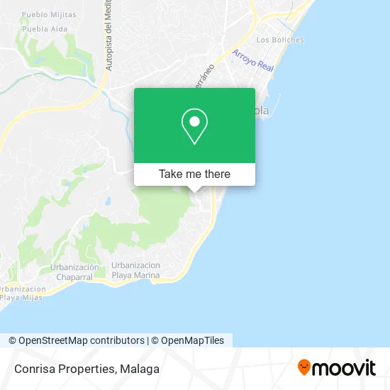 Conrisa Properties map