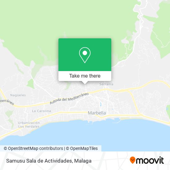 Samusu Sala de Actividades map