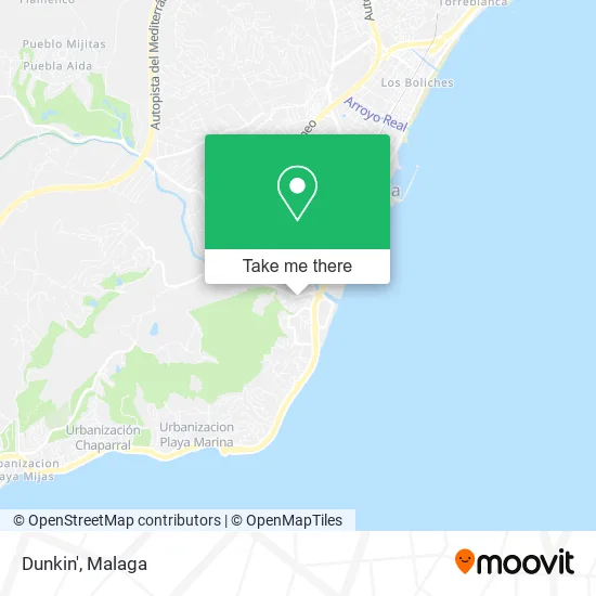 Dunkin' map