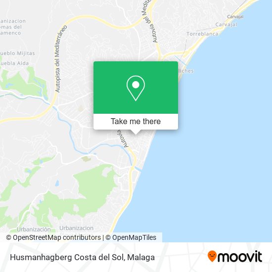 Husmanhagberg Costa del Sol map