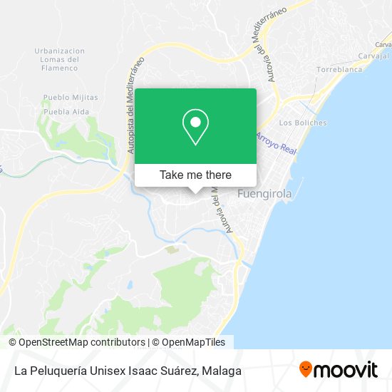 La Peluquería Unisex Isaac Suárez map
