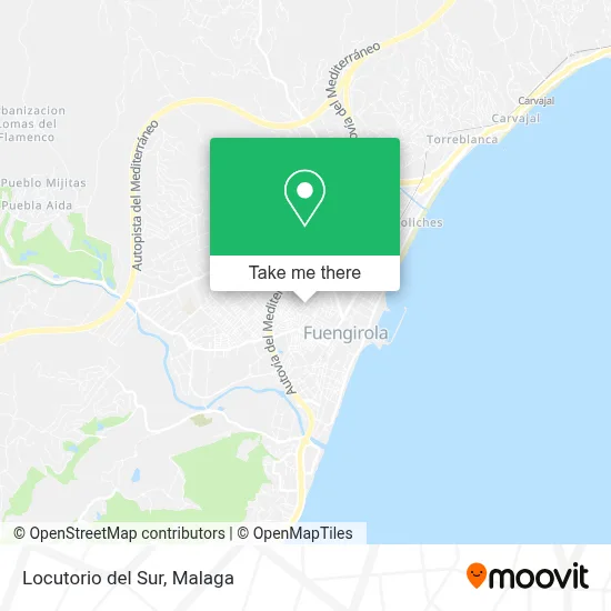 Locutorio del Sur map