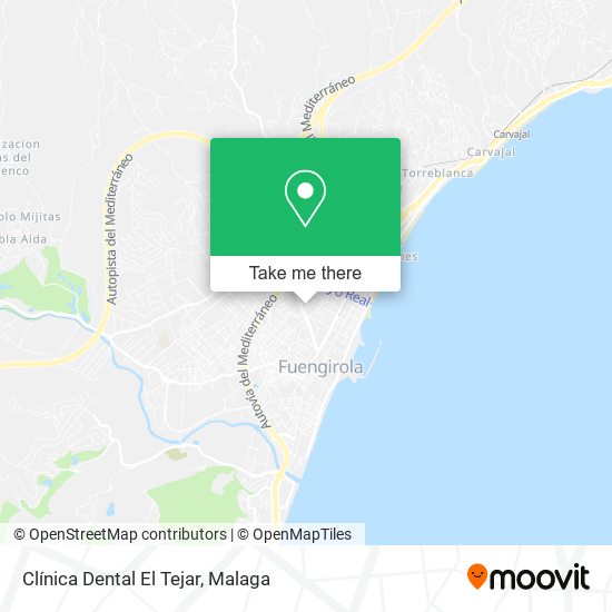 Clínica Dental El Tejar map