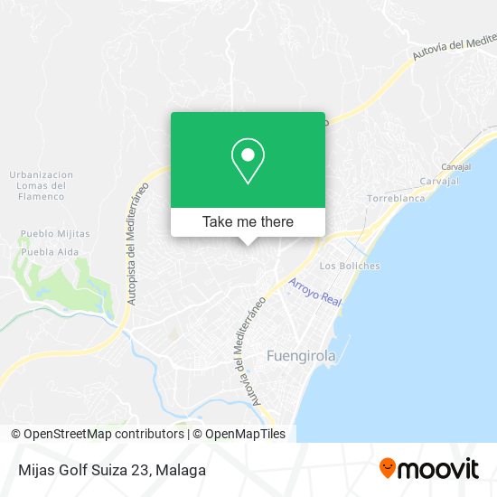 Mijas Golf Suiza 23 map