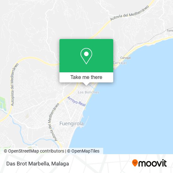 mapa Das Brot Marbella