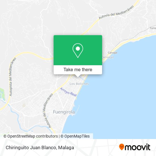 Chiringuito Juan Blanco map