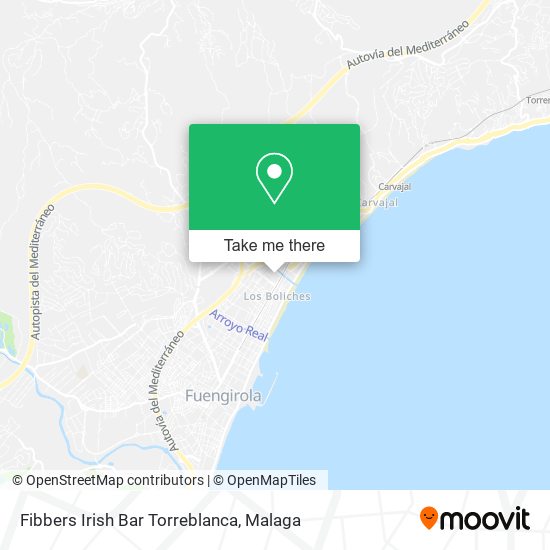Fibbers Irish Bar Torreblanca map