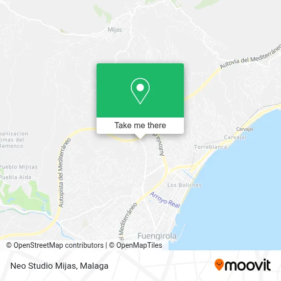 Neo Studio Mijas map