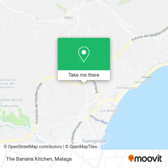 The Banana Kitchen map