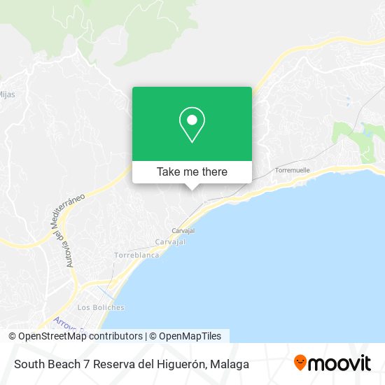South Beach 7 Reserva del Higuerón map