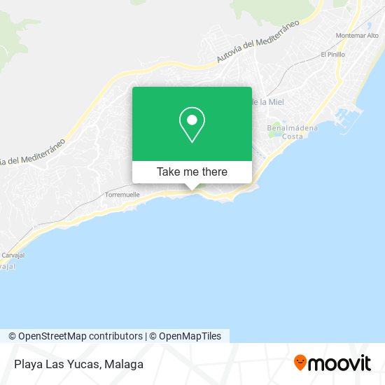 Playa Las Yucas map