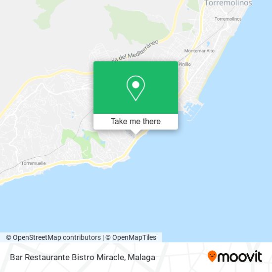 Bar Restaurante Bistro Miracle map
