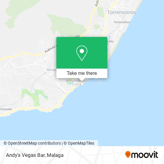 Andy's Vegas Bar map