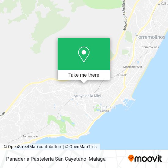 Panaderia Pastelería San Cayetano map