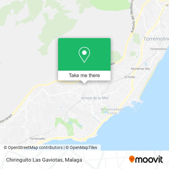 Chiringuito Las Gaviotas map