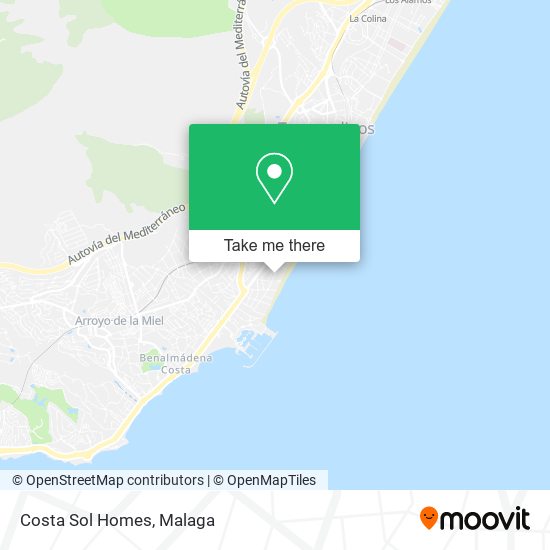 Costa Sol Homes map