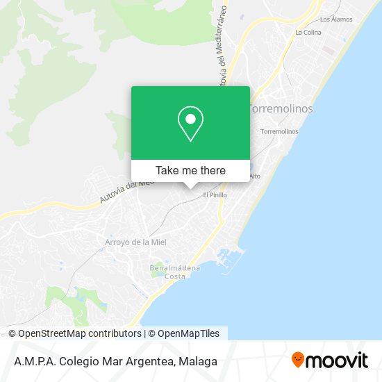A.M.P.A. Colegio Mar Argentea map