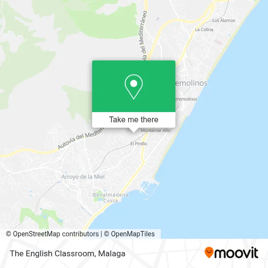 The English Classroom map