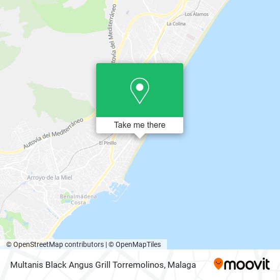 Multanis Black Angus Grill Torremolinos map