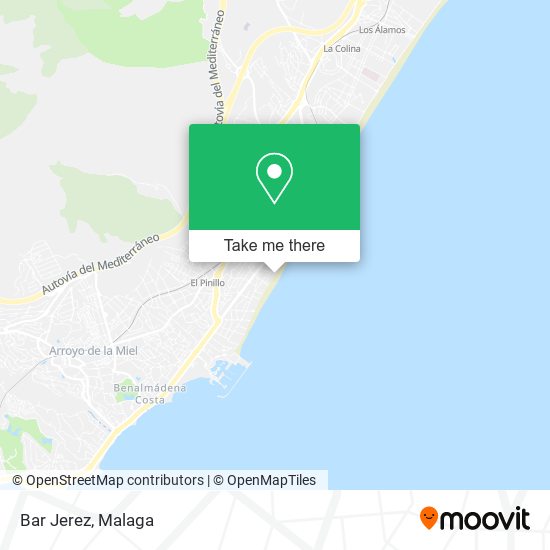 Bar Jerez map