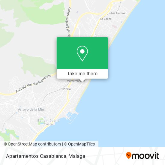 mapa Apartamentos Casablanca