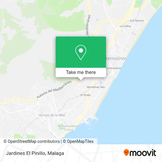 Jardines El Pinillo map