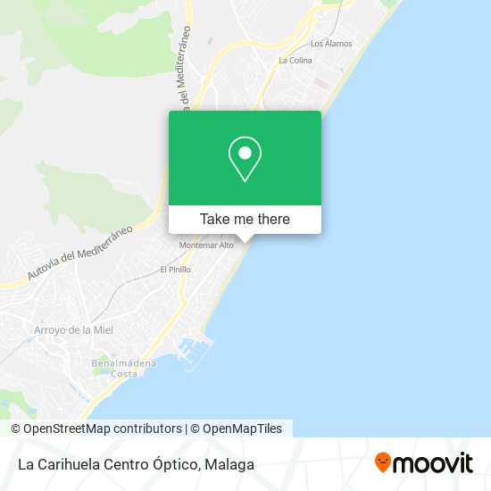 La Carihuela Centro Óptico map