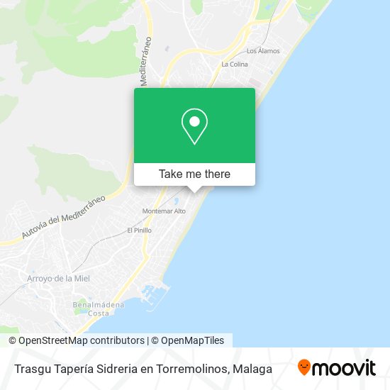 Trasgu Tapería Sidreria en Torremolinos map