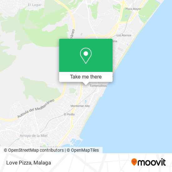 mapa Love Pizza