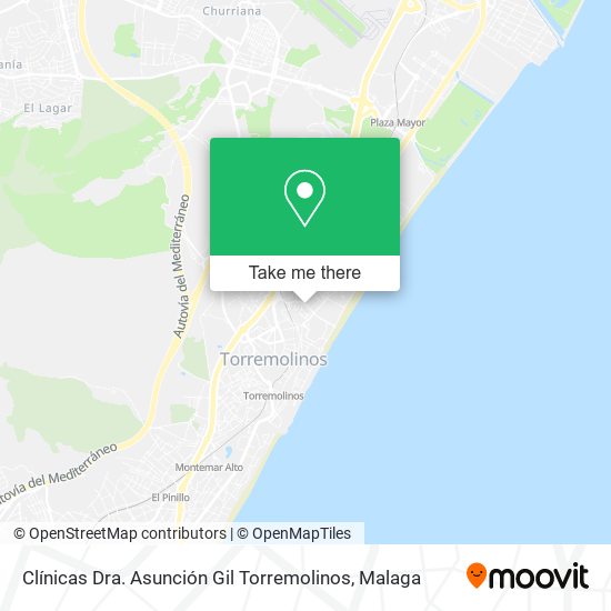 Clínicas Dra. Asunción Gil Torremolinos map