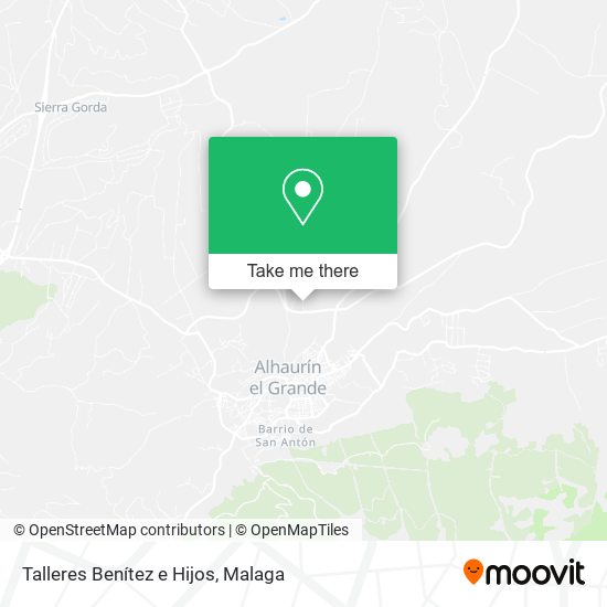 Talleres Benítez e Hijos map