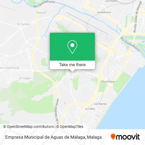 Empresa Municipal de Aguas de Málaga map