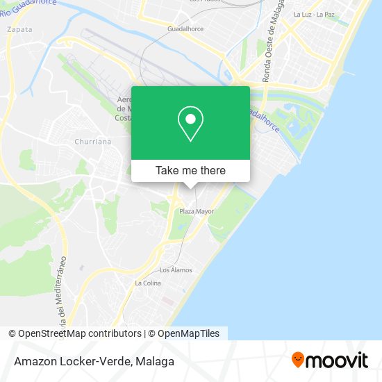 mapa Amazon Locker-Verde