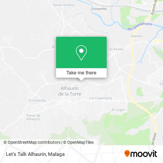 Let's Talk Alhaurín map