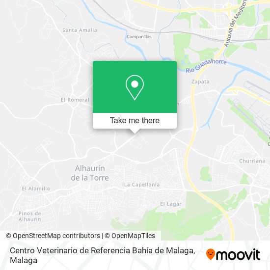 Centro Veterinario de Referencia Bahía de Malaga map
