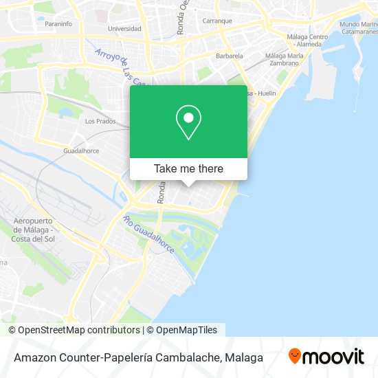 Amazon Counter-Papelería Cambalache map