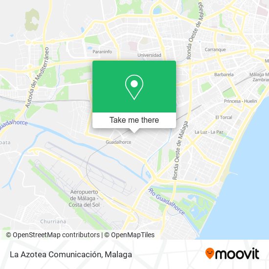 La Azotea Comunicación map