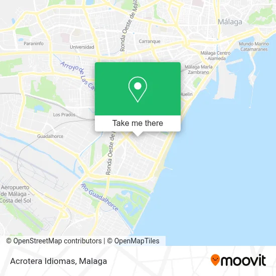 Acrotera Idiomas map