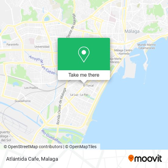 mapa Atlántida Cafe